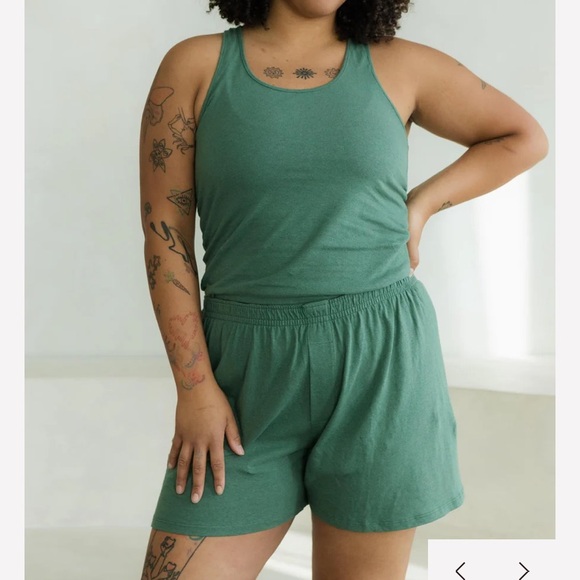 Men's Boxer Shorts in Sage - Picture 2 of 3